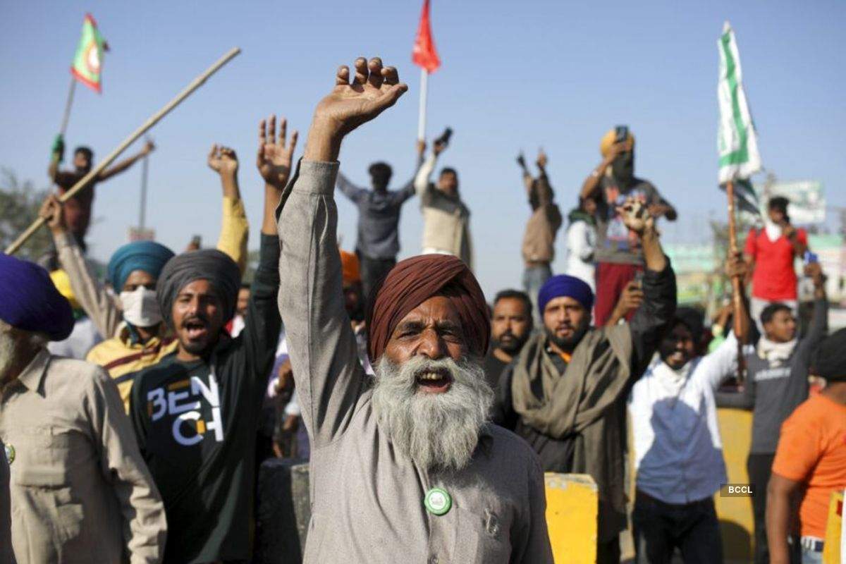 Farmer's tractor parade in Delhi