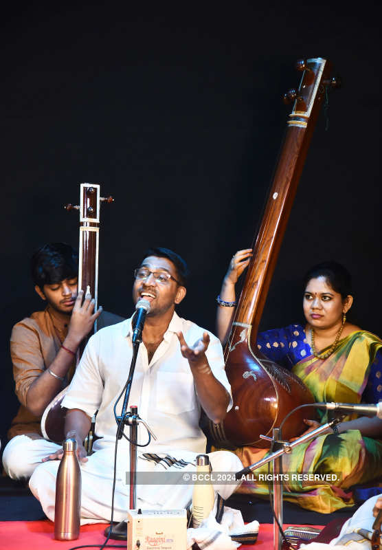 Palghat Ramprasad performs for a virtual concert