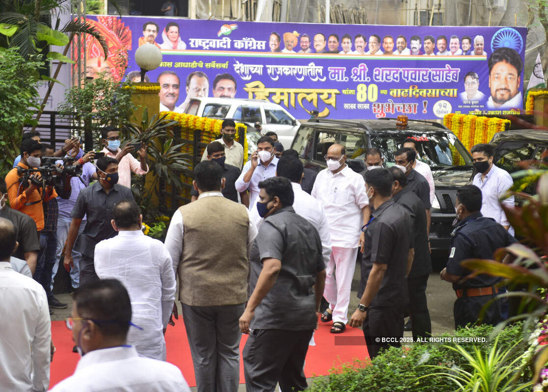 NCP leader Sharad Pawar celebrates 80th birthday