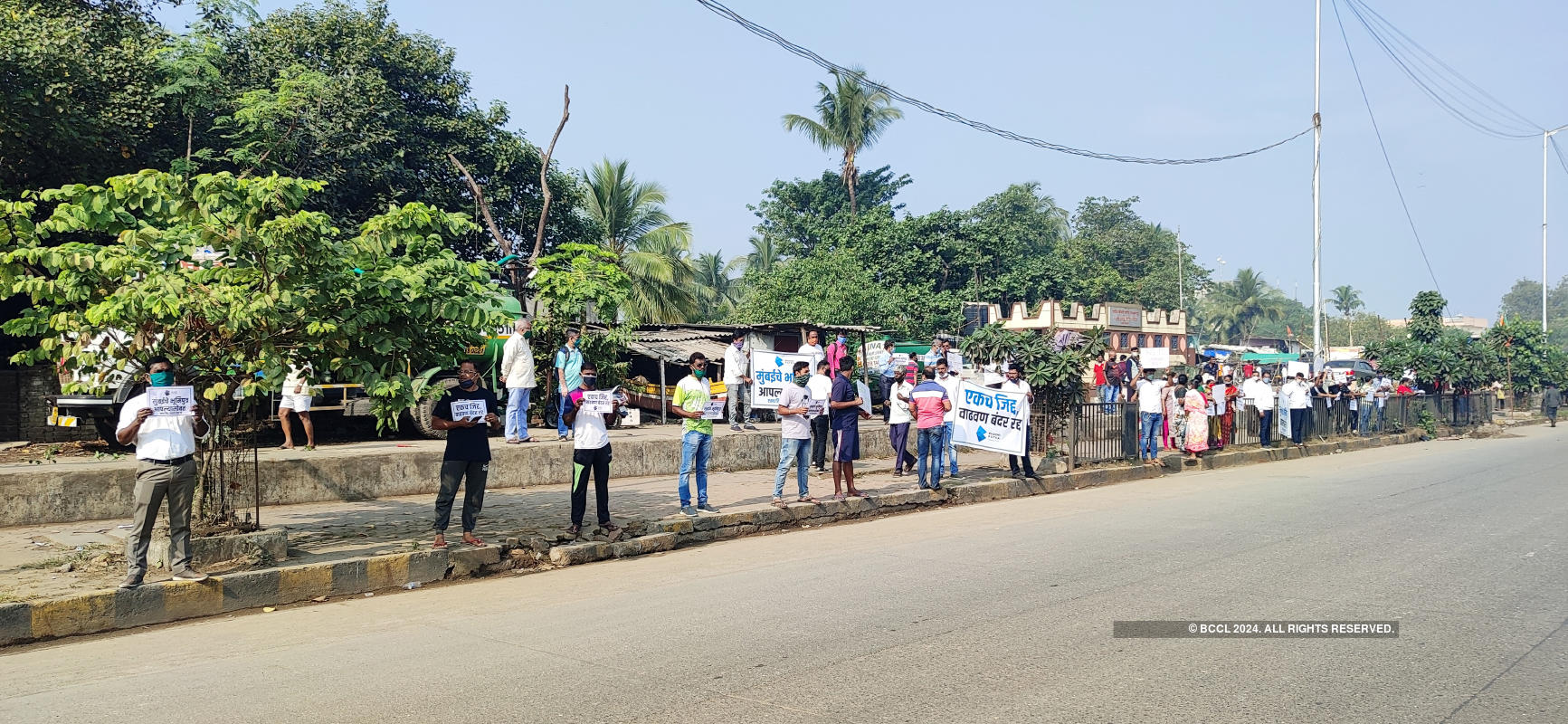 Fishermen protests against Wadhwan jetty