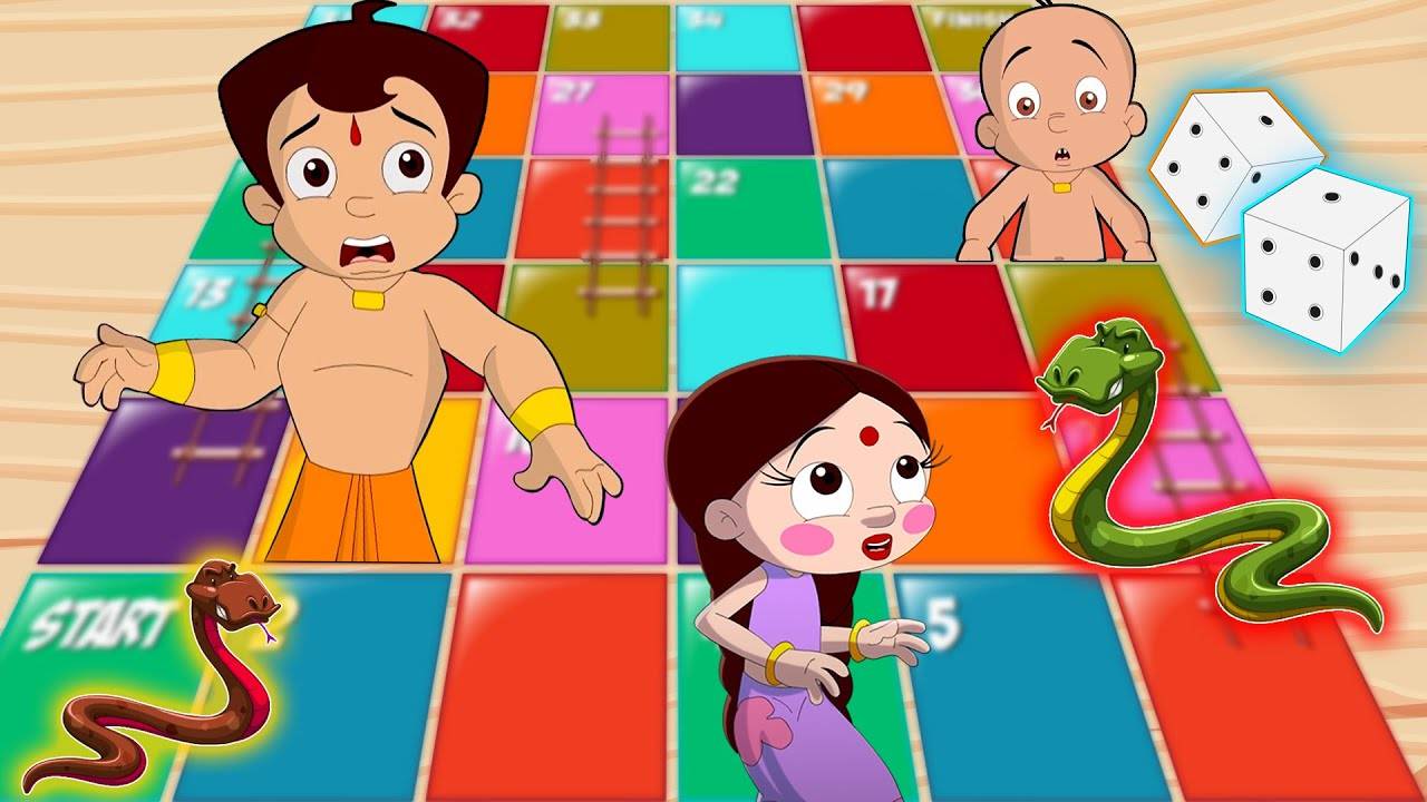 Most Popular Kids Shows In Hindi - Chhota Bheem - Jadui Snake and Ladder |  Videos For Kids | Kids Cartoons | Cartoon Animation For Children |  Entertainment - Times of India Videos