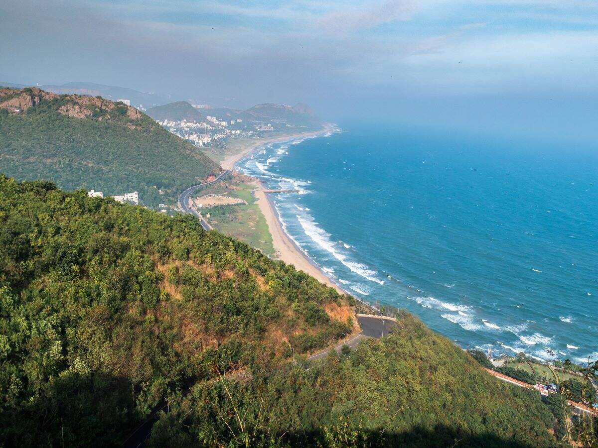 Vizag: Scuba divers discover natural arch underwater near Rushikonda Beach Vizag: Scuba divers discover natural arch underwater near Rushikonda Beach