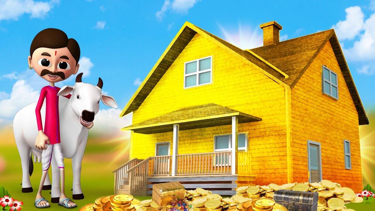 Hindi Kahaniya Watch Moral Hindi Stories 'Magical Cow Giant Golden