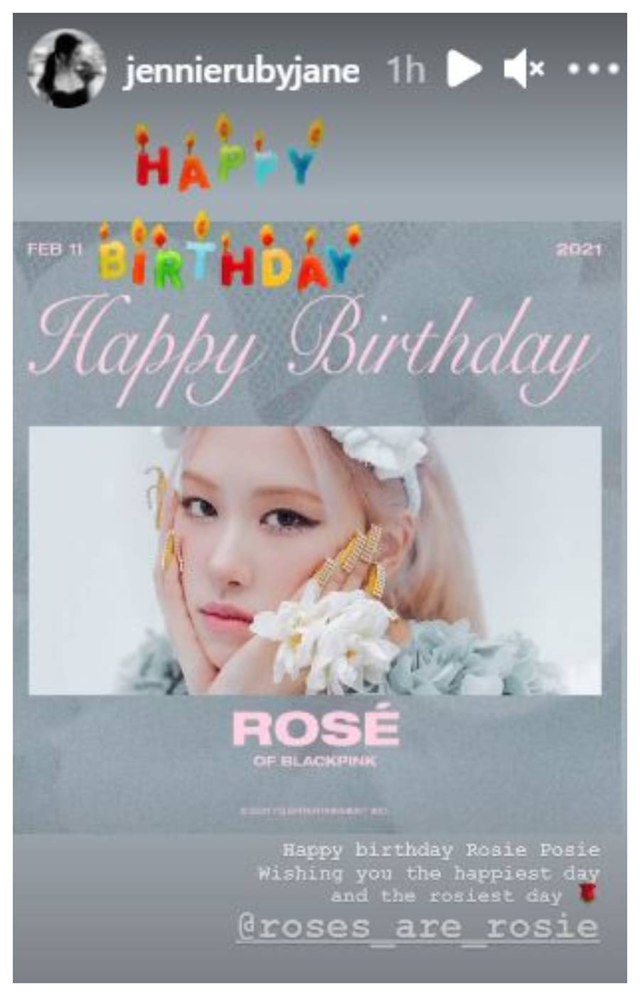 Happy Birthday Rose Jennie Jisoo And Lisa Wish Their Blackpink Bandmate The Rosiest Day K Pop Movie News Times Of India