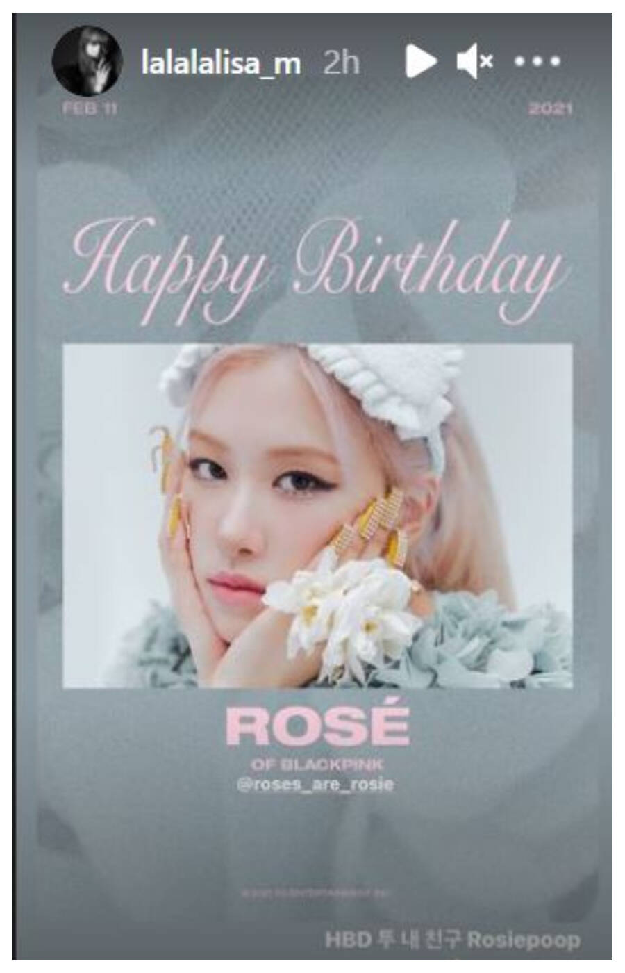 Happy Birthday Rose Jennie Jisoo And Lisa Wish Their Blackpink Bandmate The Rosiest Day K Pop Movie News Times Of India