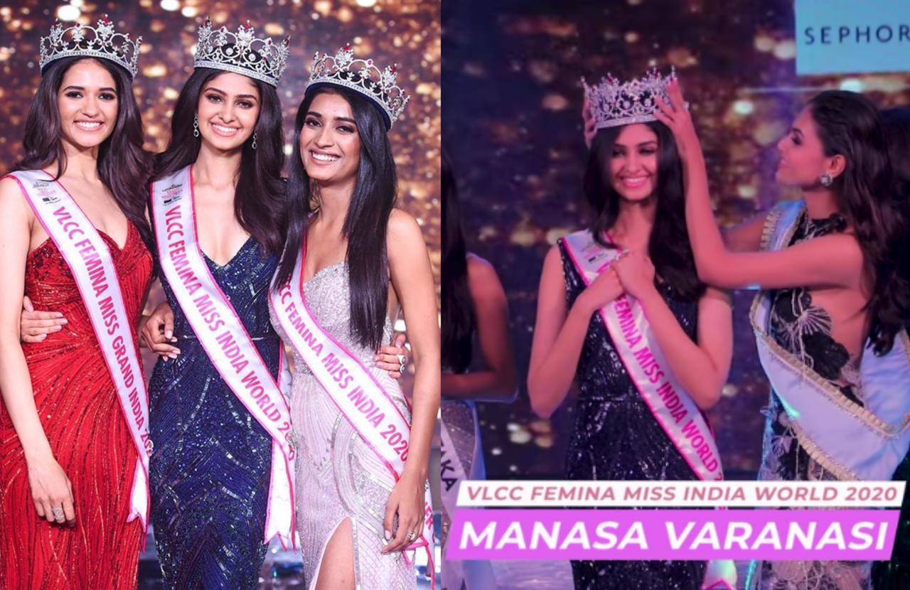 who wins the vlcc femina miss india world 2020