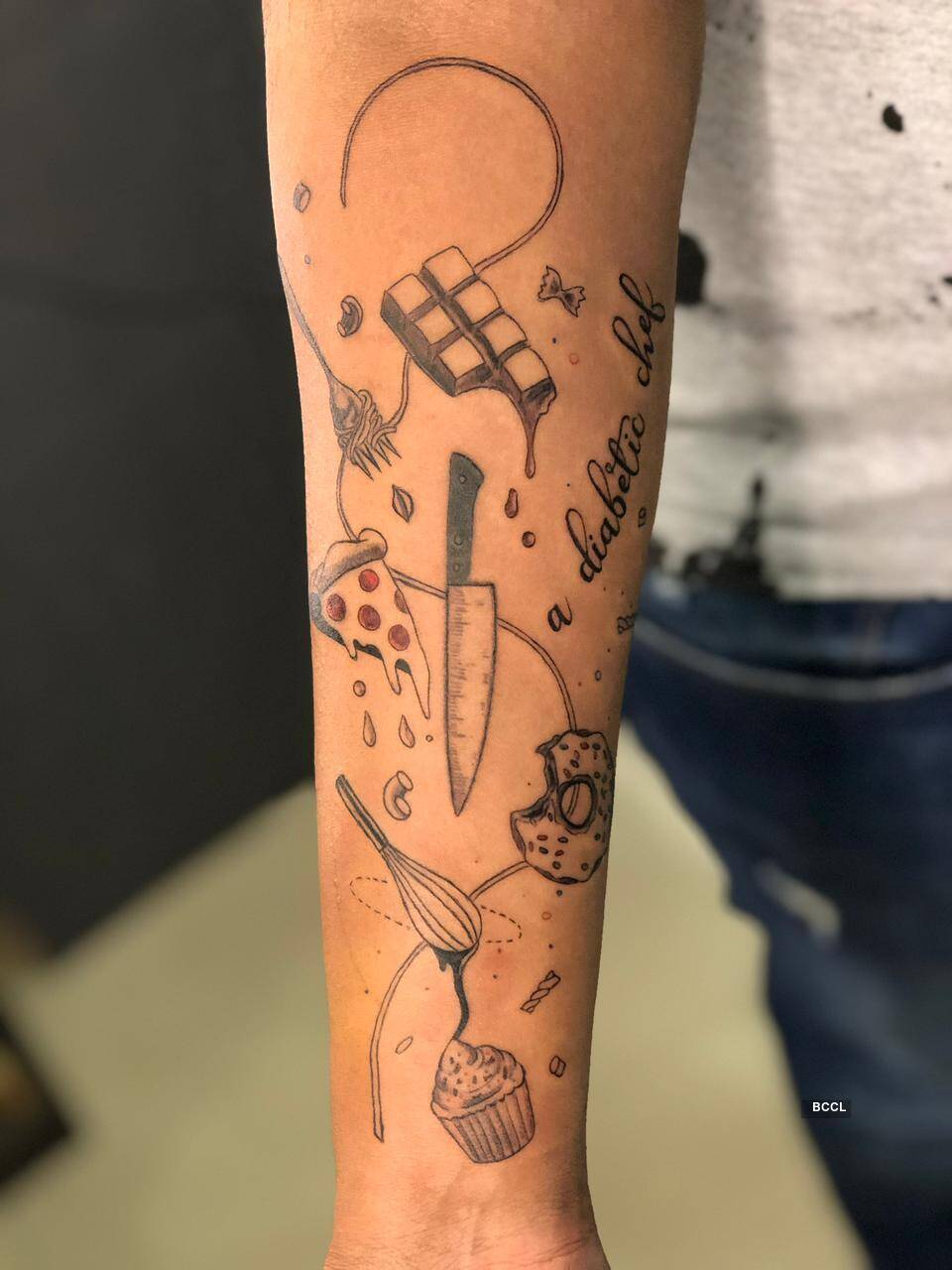 Meet Jeffry Dsouza who depicts an entire journey of a diabetic chef in his latest tattoo artwork