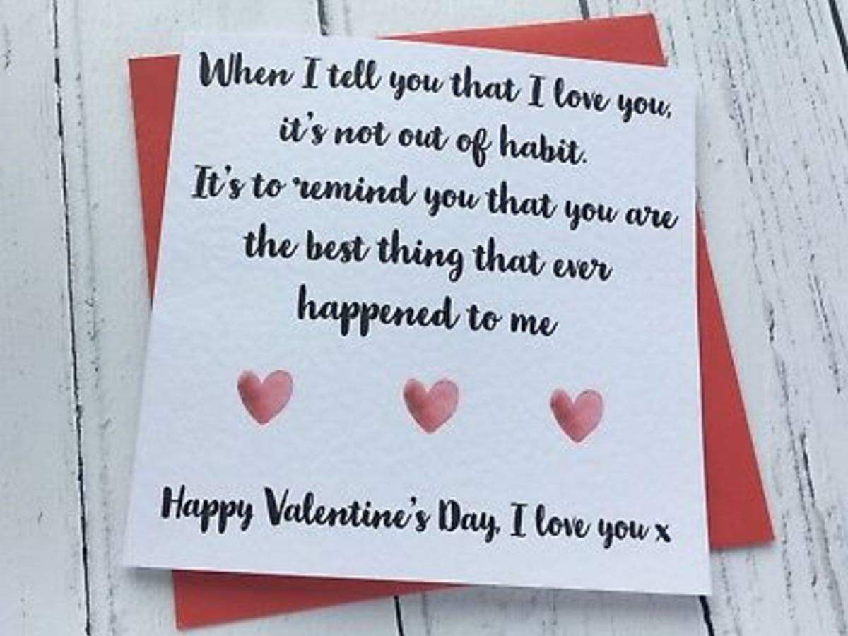 Happy Valentine S Day 21 Images Quotes Wishes Messages Cards Greetings Pictures And Gifs Times Of India