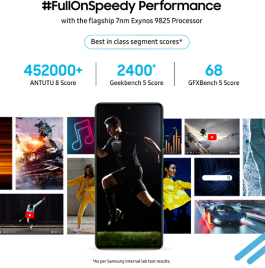 Let your boss know who's the real boss! #FullOnSpeedy Samsung Galaxy F62 powered by flagship 7nm Exynos 9825 and 7000mAh FTW