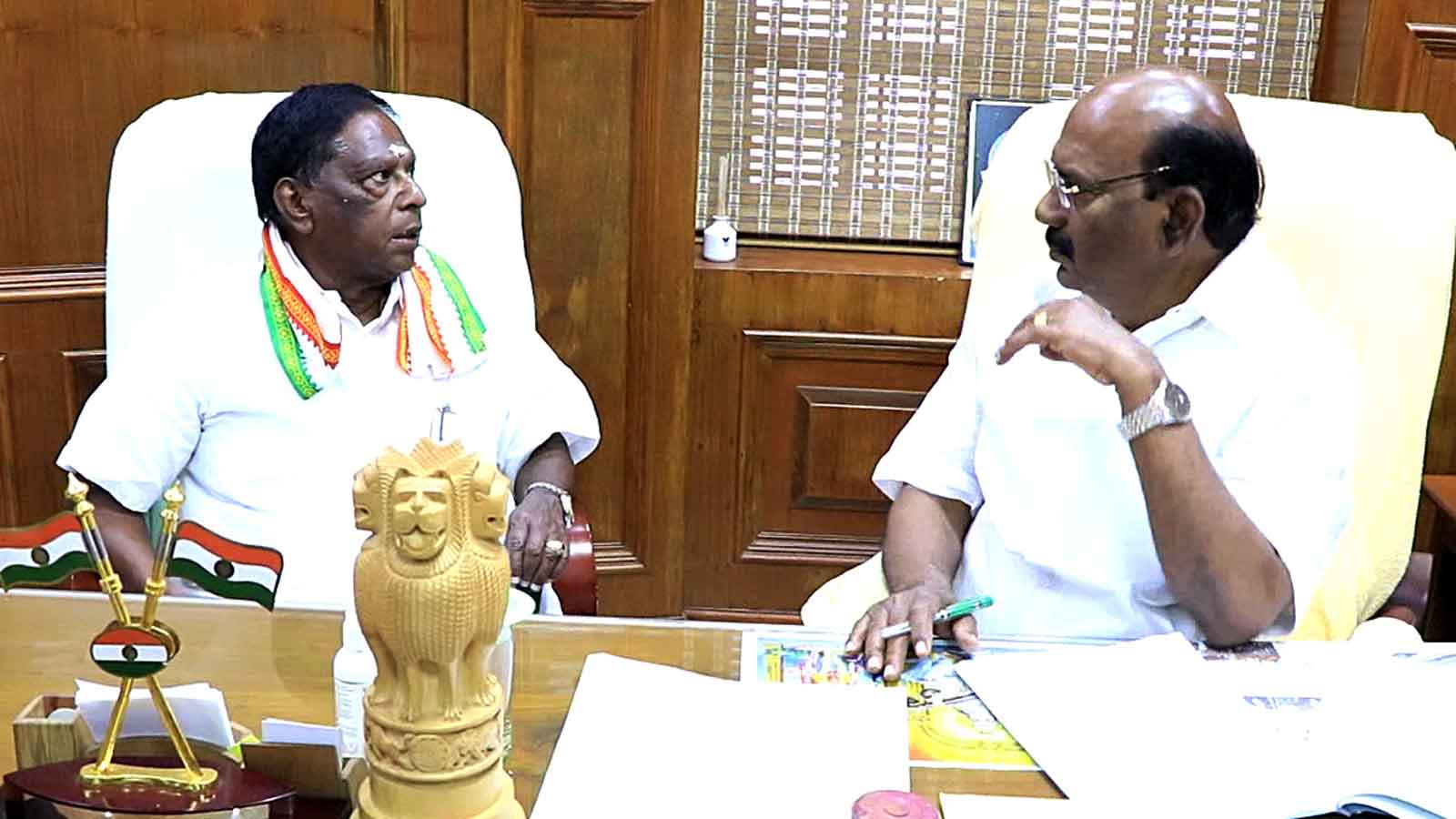 Congress has majority, cabinet won't be dissolved: Puducherry CM