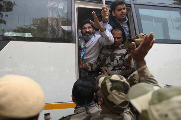 'Toolkit' case: Activists hold protest against Disha Ravi's arrest