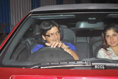 Stars at screening of 'Challo Dilli'