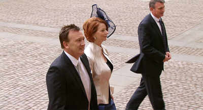 Beckhams at Royal Wedding