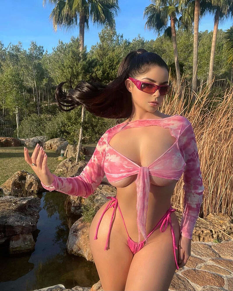 Mesmerising pictures of Instagram sensation Demi Rose as an Egyptian Queen