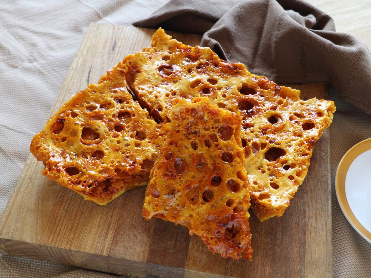 Honeycomb Toffee Recipe How To Make Honeycomb Toffee Recipe Home Homemade Honeycomb Toffee Recipe Times Food