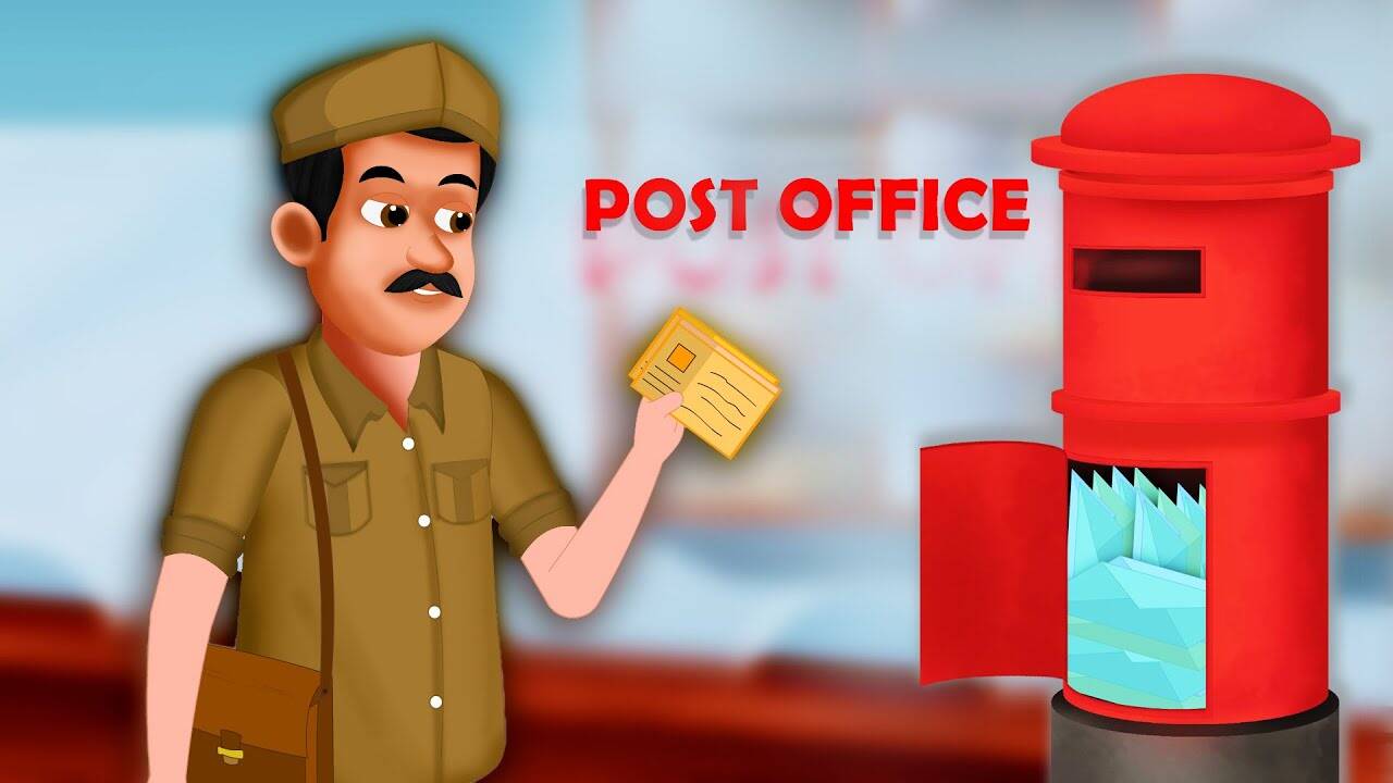 Watch Latest Children Hindi Nursery Story 'Postman's Duty' for Kids ...