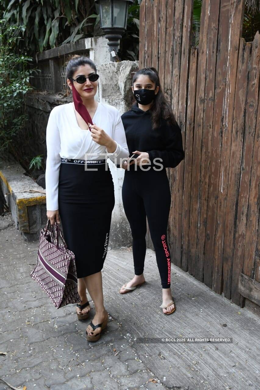 raveena and Rasha thadani