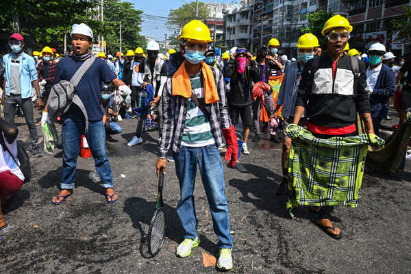 Military coup: At least 18 protesters killed in Myanmar