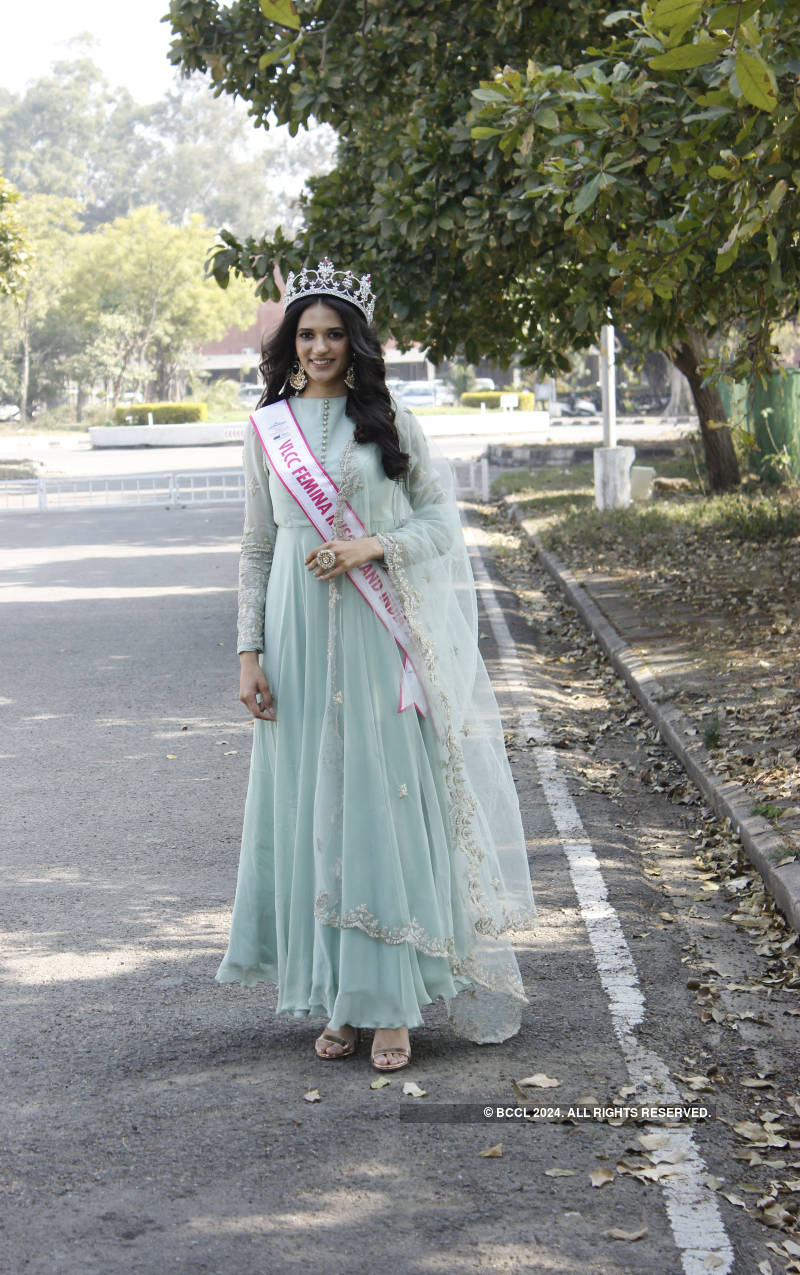 VLCC Femina Miss Grand India 2020 Manika Sheokand's homecoming ceremony