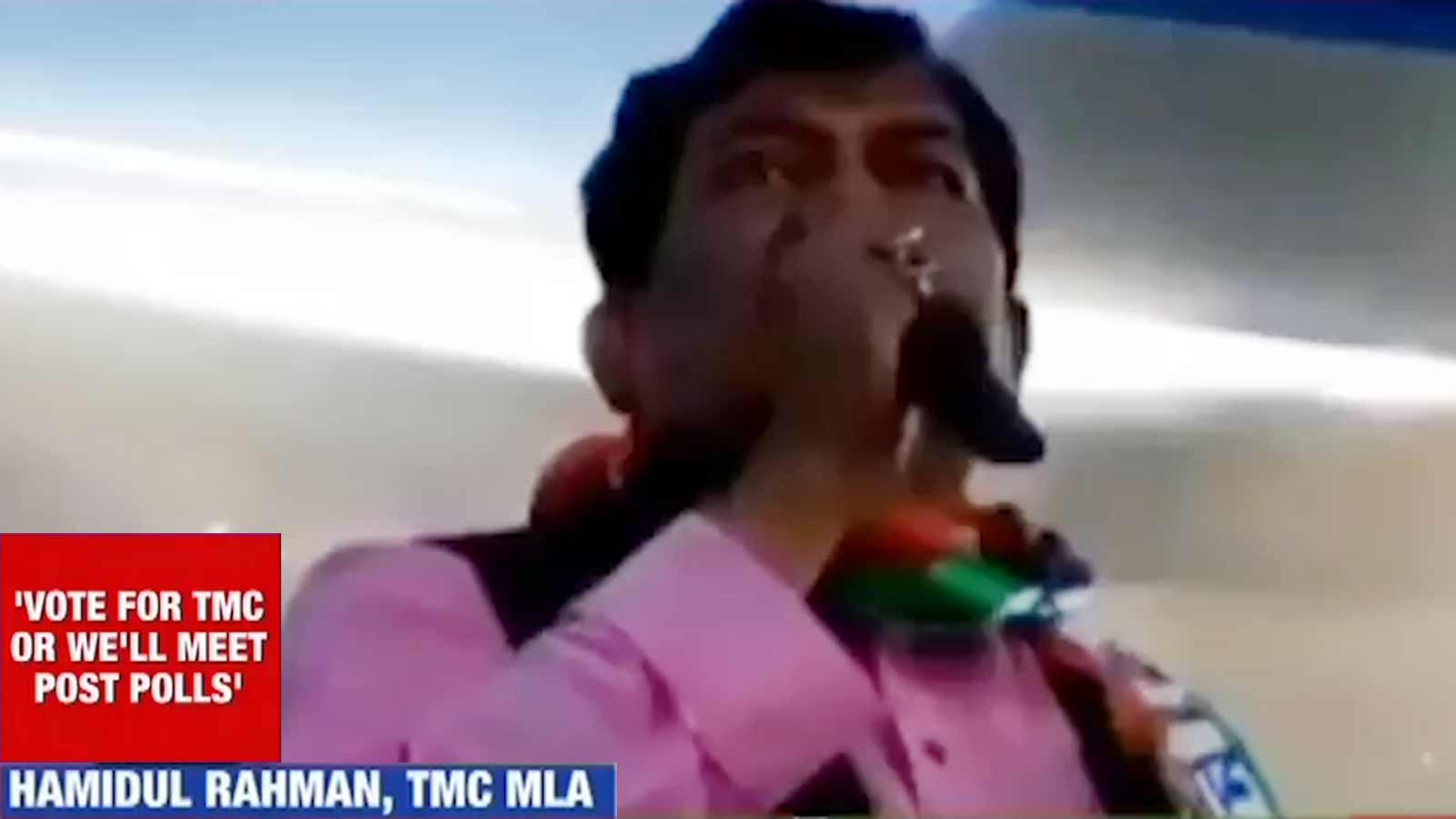 On cam: TMC MLA Hamidul Rahman threatens voters ahead of West Bengal ...