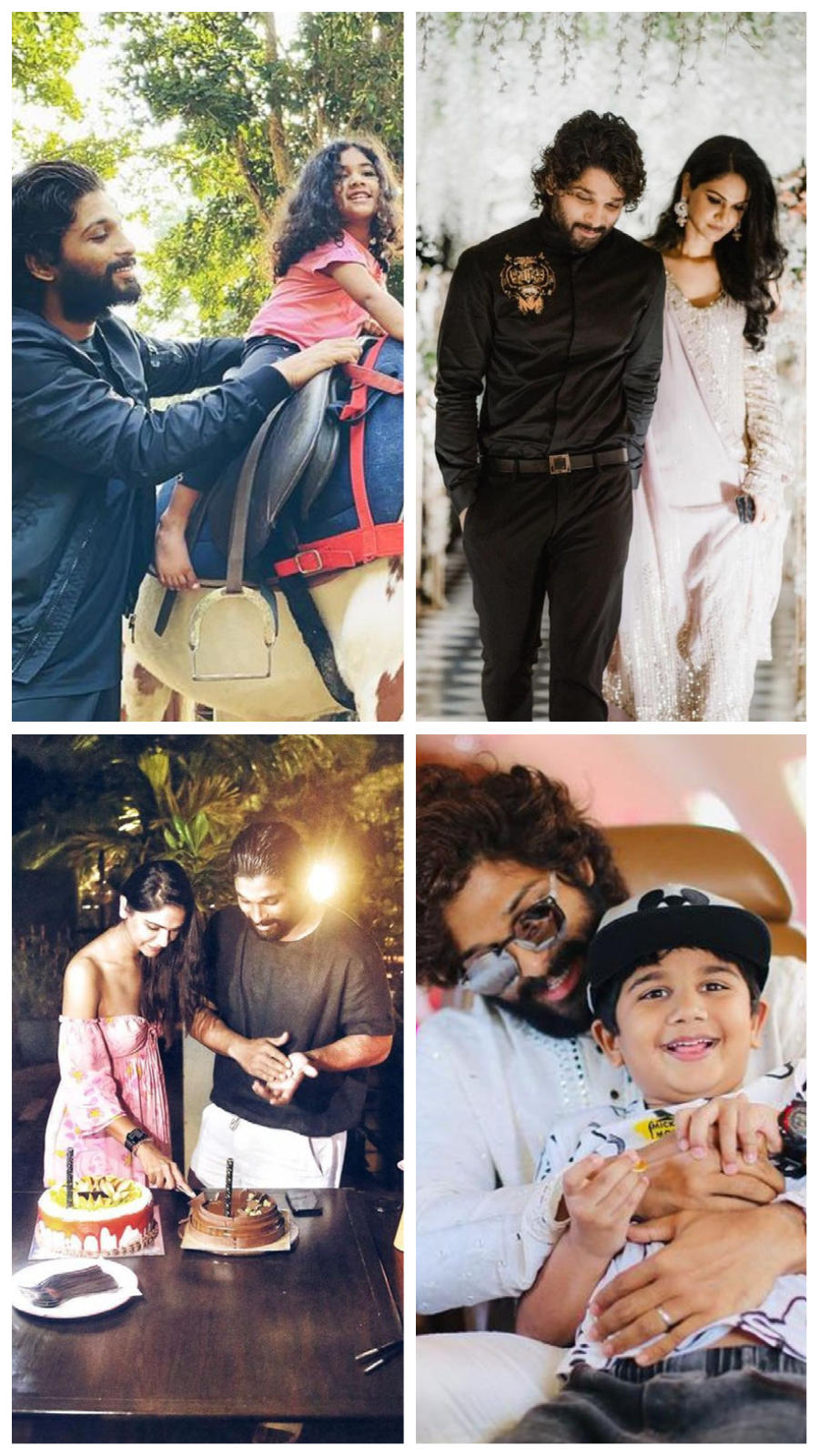 Allu Arjun's beautiful moments with family | Times of India