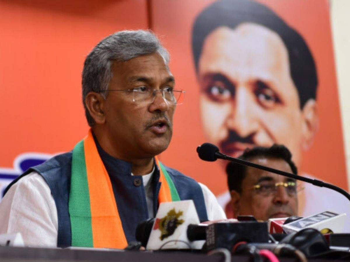 Uttarakhand CM to hold press conference at 3pm, to meet Governor thereafter | India News - Times of India