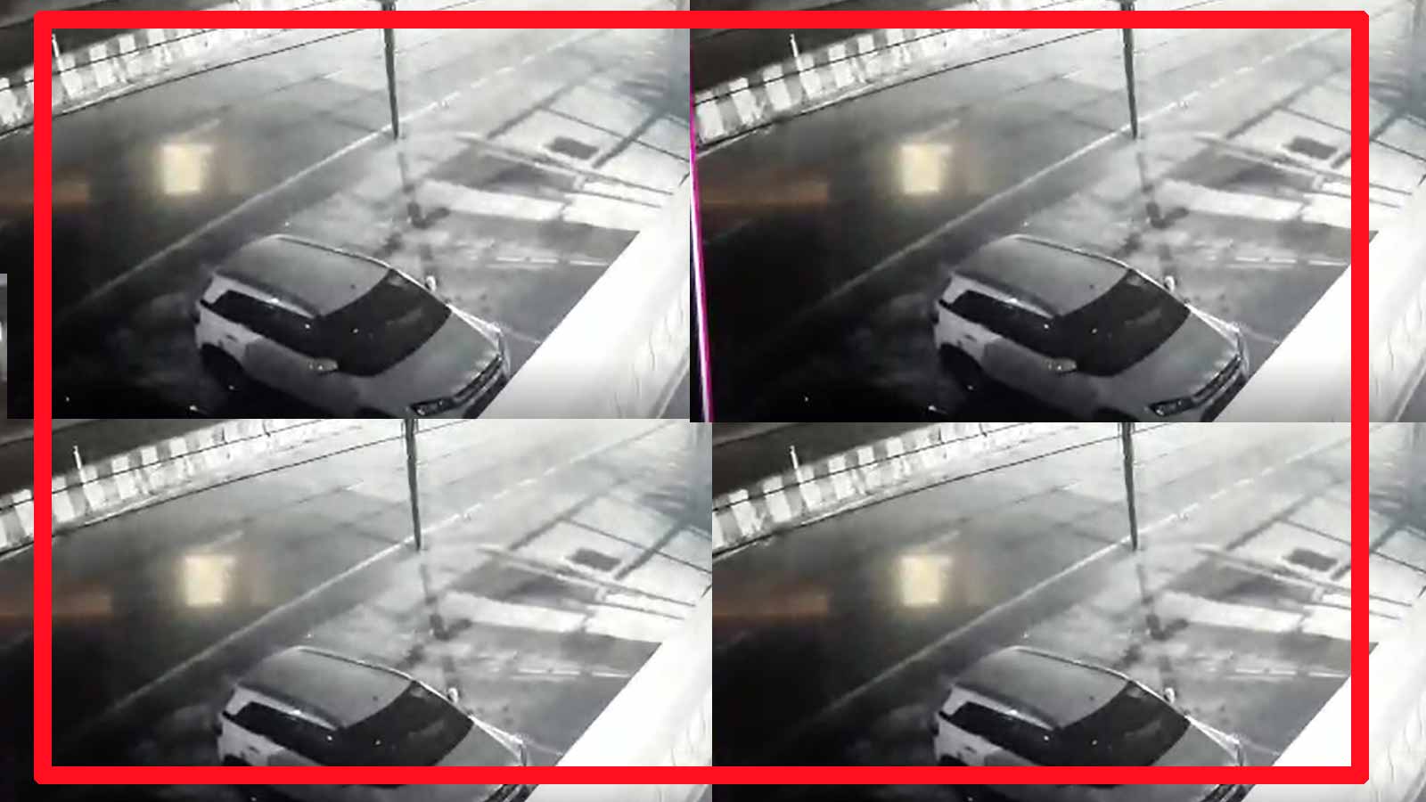 Caught on cam: Miscreants steal car near DM Chowk in Noida