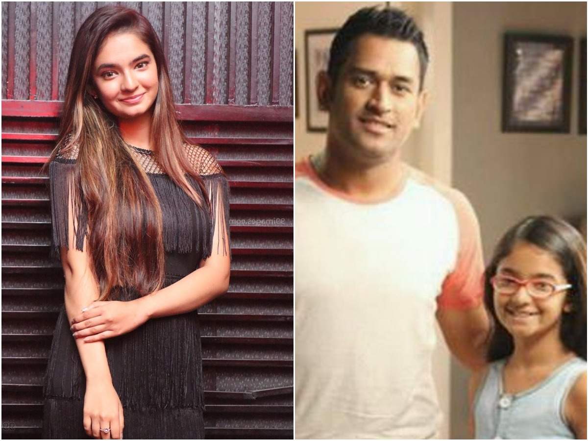 Anushka Sen Xxx Leaked Video - Anushka Sen reveals her beautiful 7- year connect with MS Dhoni | The Times  of India