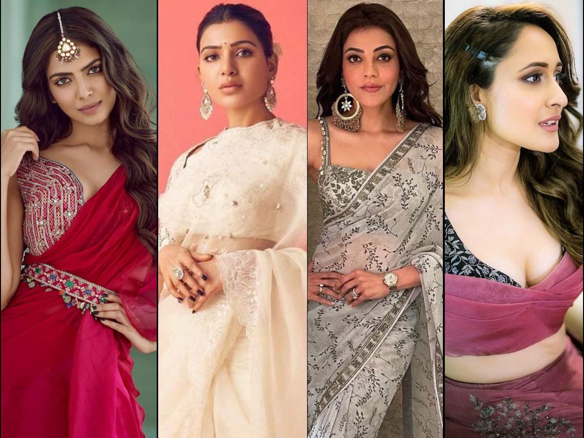 1200px x 900px - Samantha to Kajal Aggarwal, T-Town divas kick-off the week in sizzling  sarees | The Times of India