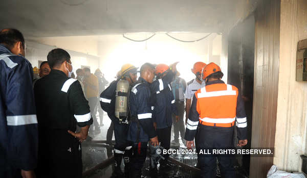 Fire breaks out in Ahmedabad building