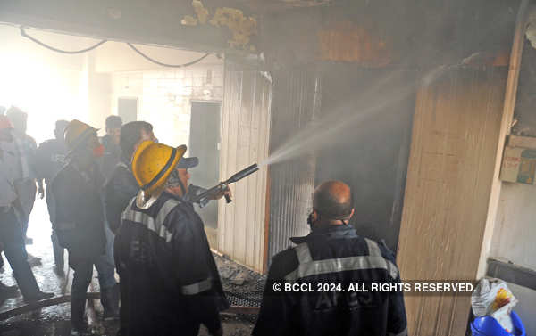 Fire breaks out in Ahmedabad building