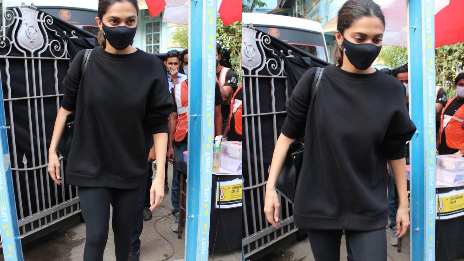 Spotted! Deepika Padukone looks gorgeous in all-black attire