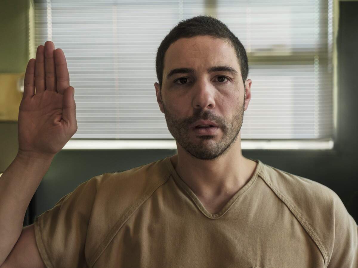 Tahar Rahim in a still from the movie. In 'The Mauritanian', Jodie Foster plays the role of a feisty lawyer, Nancy Hollander