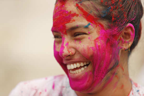 Holi being celebrated amid pandemic