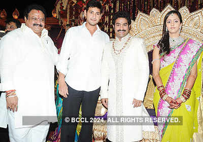 Mahesh Babu During Jr Ntr And Lakshmi Pranathi S Wedding Reception At Hitex In Hyderabad On May 05 2011 Wife of jr.ntr , official fan page maintained by fans. mahesh babu during jr ntr and lakshmi