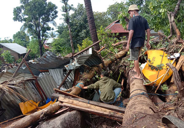 Indonesia: These pictures show the devastation caused by flash floods