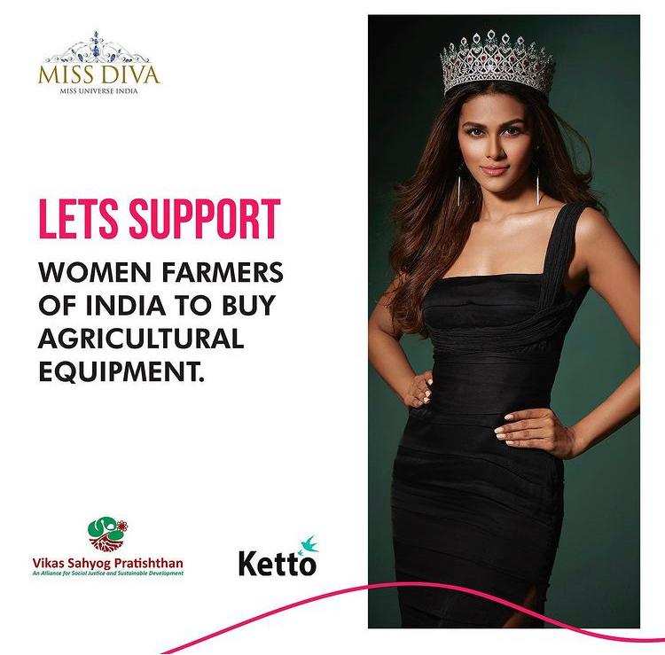 Adline Castelino raises funds to provide agricultural equipment to women  farmers of India - BeautyPageants