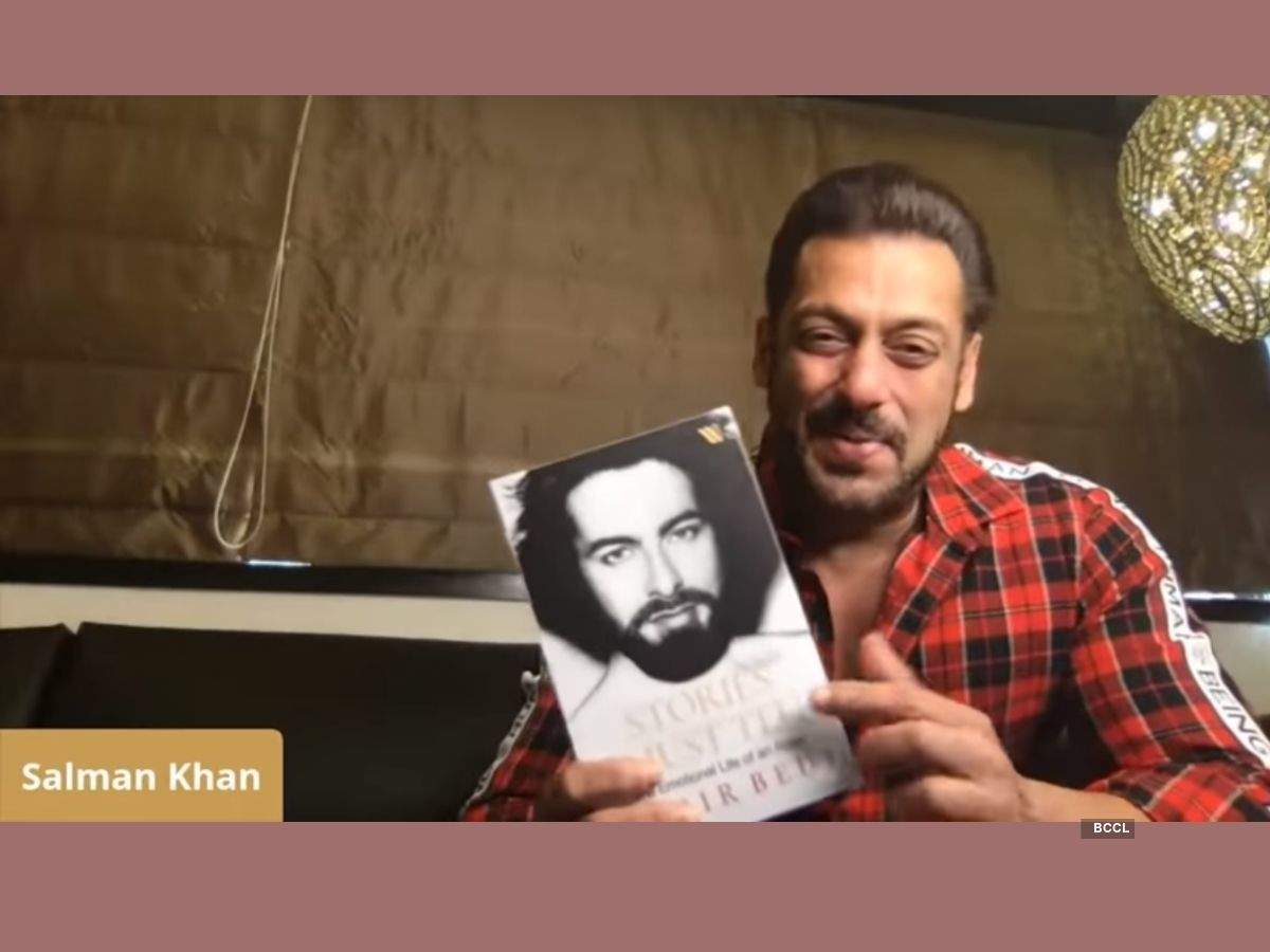 Kabir Bedi Turns An Author At 75 Unveils Book Cover With Salman Khan Times Of India