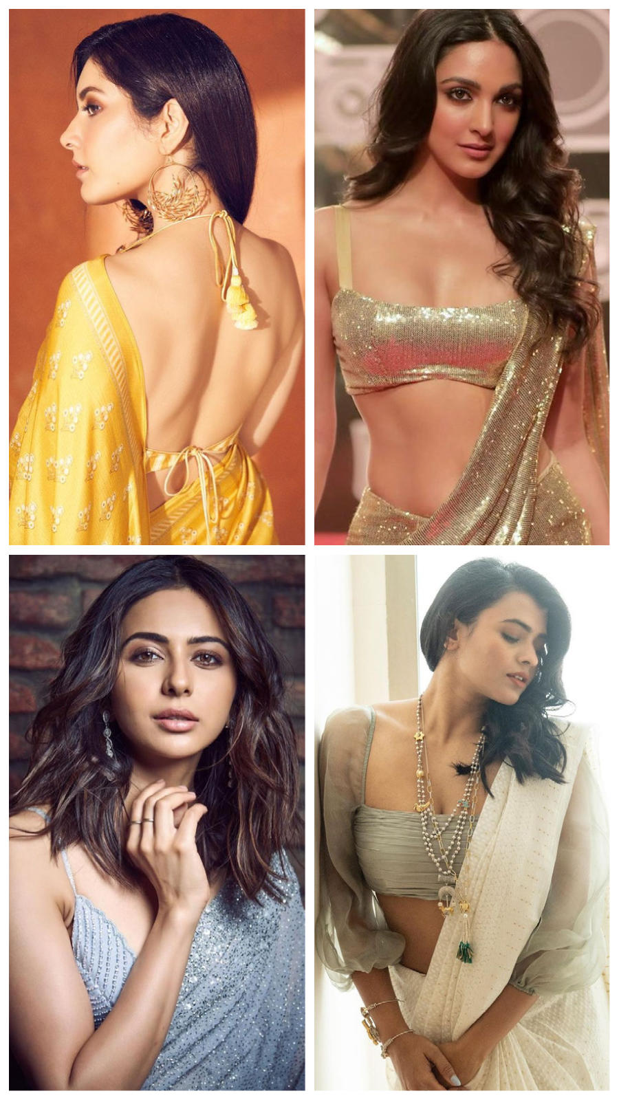 Tollywood divas who amped up their sarees with interesting blouses