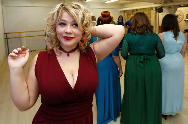 Stunning pictures of Russia's plus-sized beauty queens go viral
