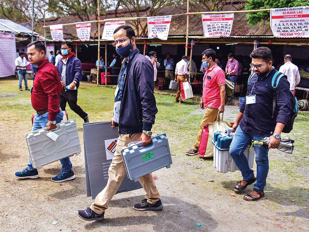 EC announces re-polling in 4 Assembly constituencies of Assam on April 20