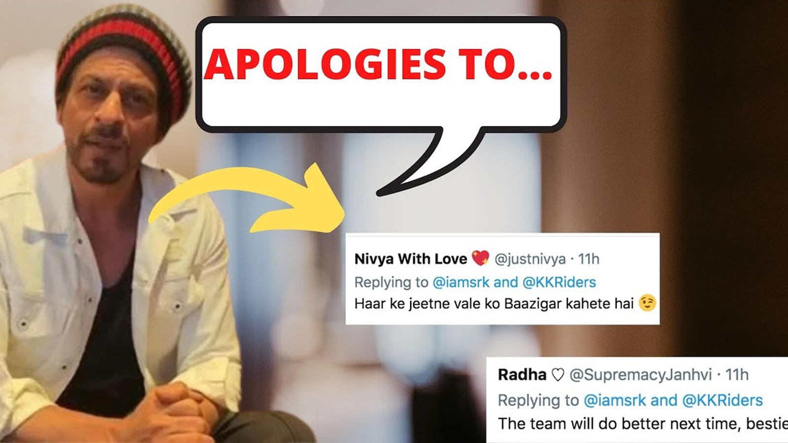 Shah Rukh Khan apologises to all his fans; here's why