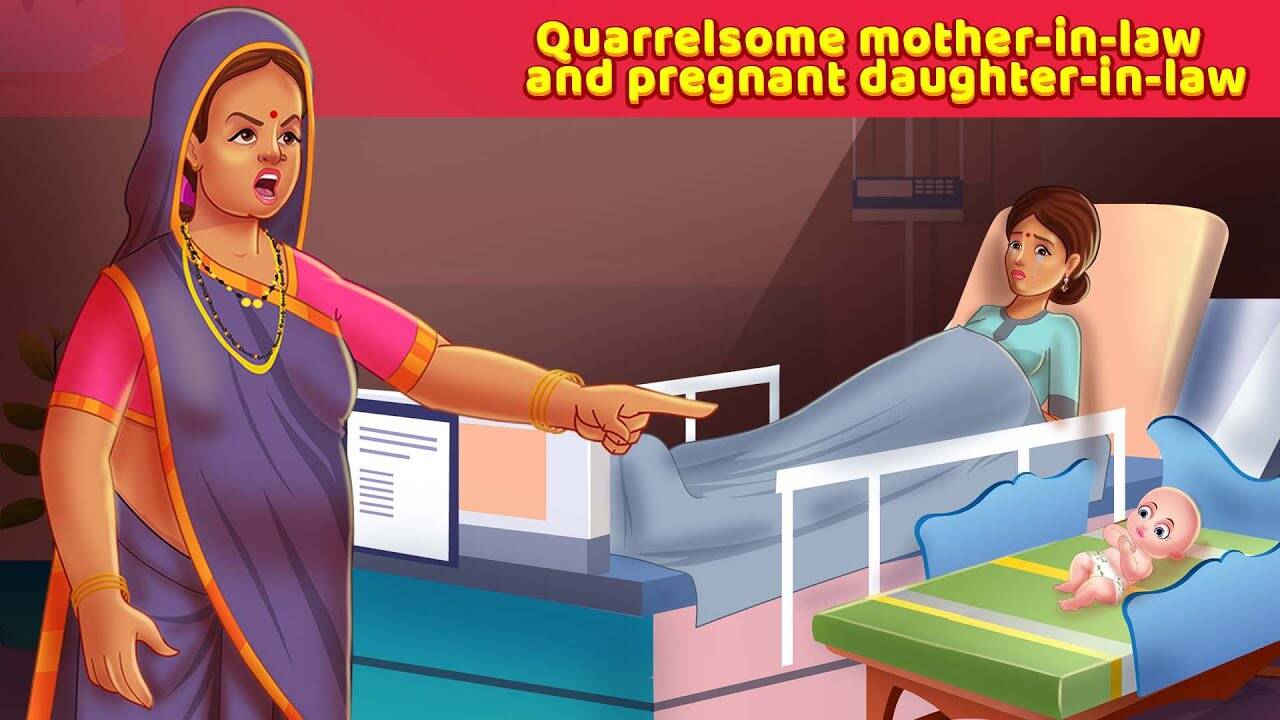 Watch Popular Children Story In English 'Quarrelsome Mother In Law And(01)