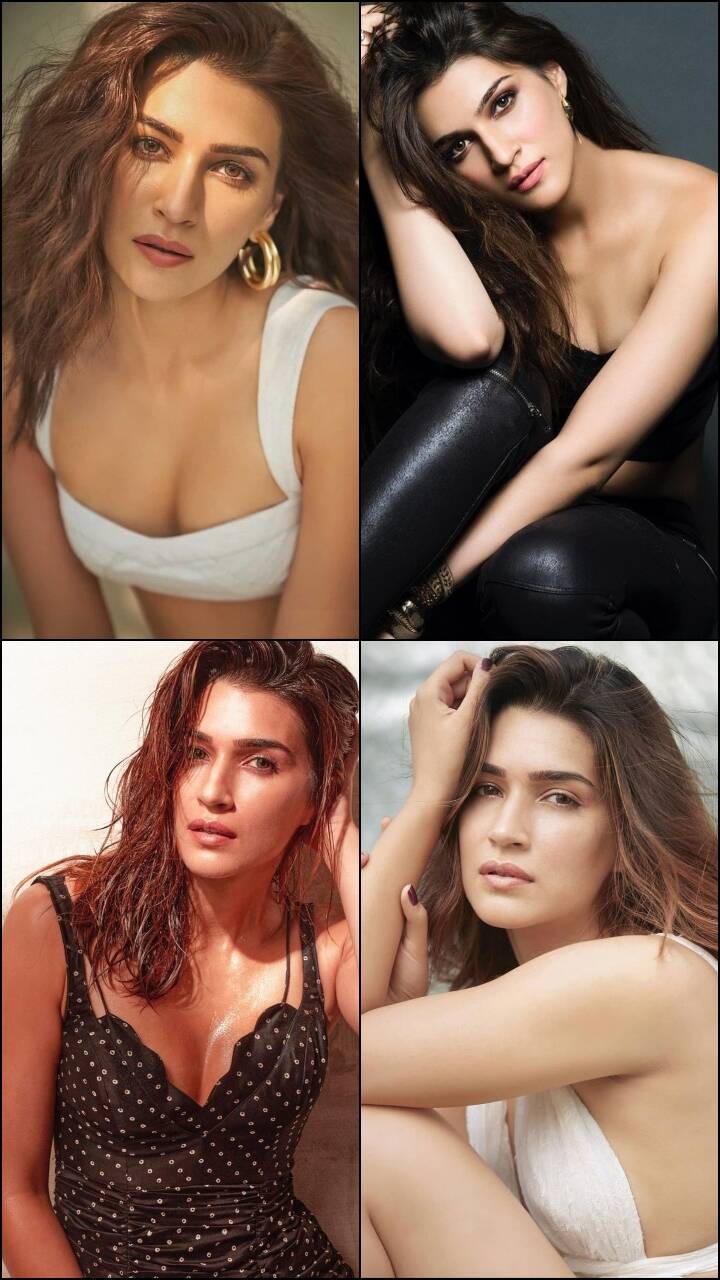 Stunning Kriti Sanon: Prabhas' Sita slays it in B & W | The Times of India