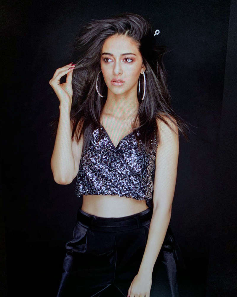 Ananya Panday sets hearts racing in electric blue tube top, see pictures