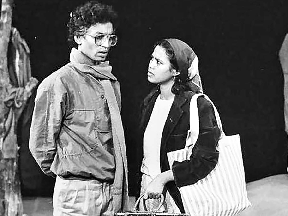 Irrfan and Sutapa in their NSD days