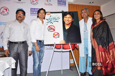 Shaan at Anti-Tobacco campaign