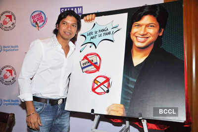 Shaan at Anti-Tobacco campaign