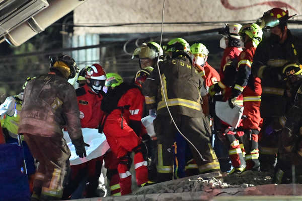 23 killed in Mexico City underground rail bridge collapse