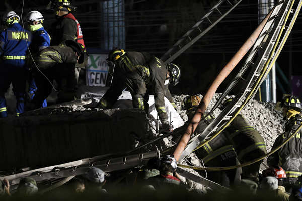 23 killed in Mexico City underground rail bridge collapse